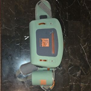 FISHPOND Mint Green Outdoor Sling Bag/belt Bag with Bottle Holder
